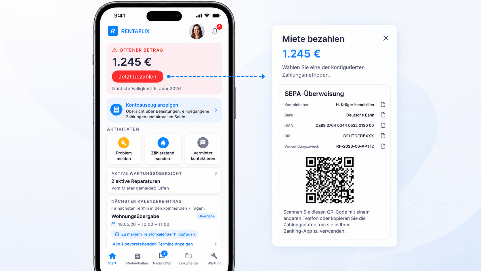 Mietern einen klaren Ort zum Handeln geben